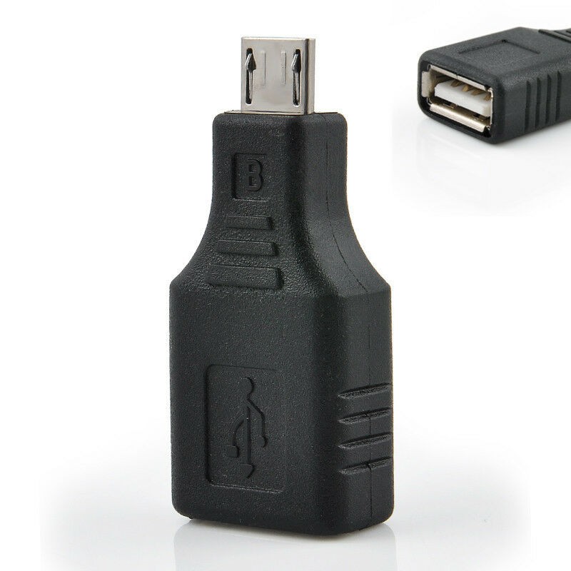 Micro USB 2.0 Male to USB Female OTG Adapter Converter Konektor Android Handphone