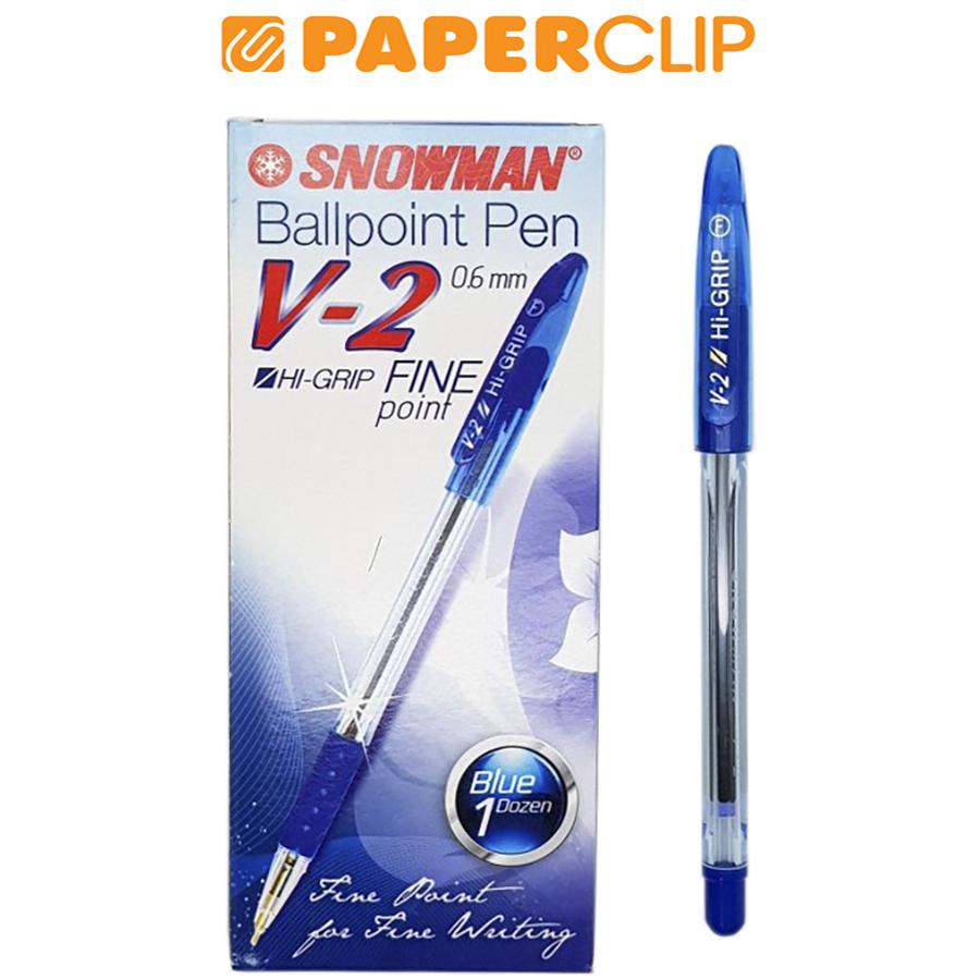 

PULPEN / PEN SNOWMAN V-2 ISI 12 HI-GRIP BIRU