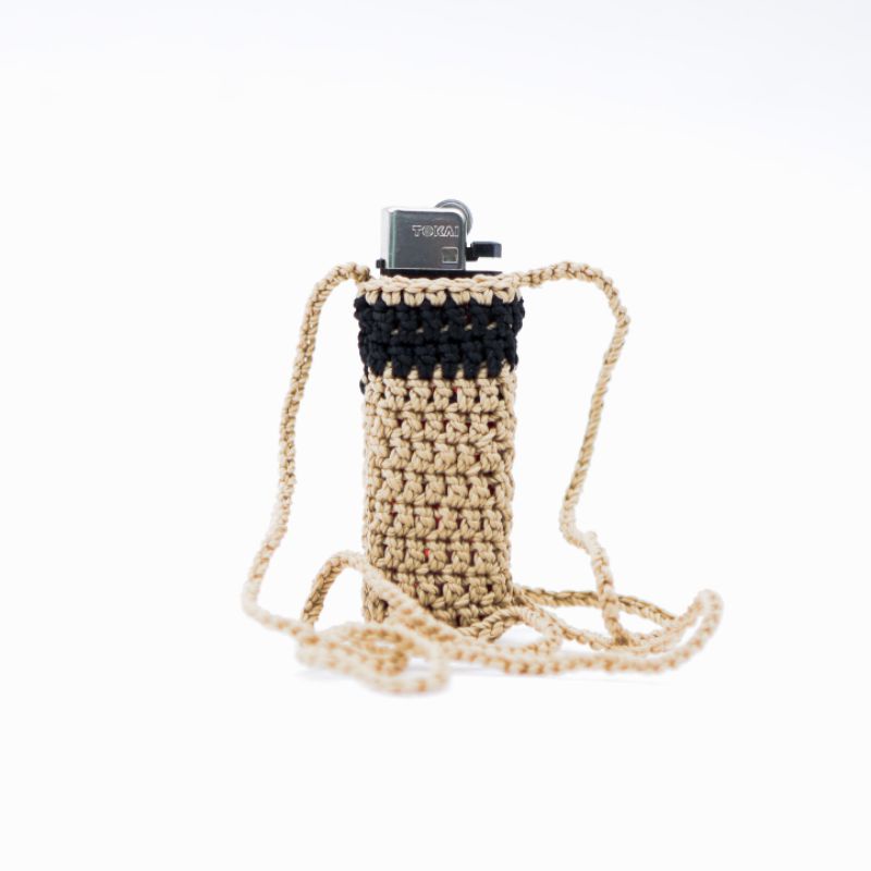 Kalung Rajut Tempat Korek Api Kalung Korek Api