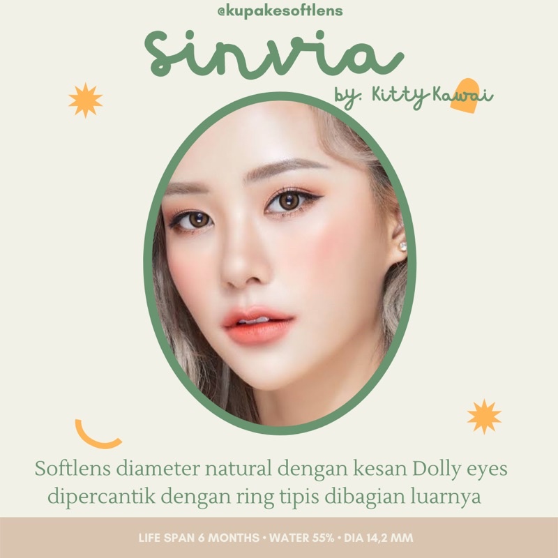 KUPAKESOFTLENS Mini Sinvia Natural Softlens By Kitty Kawaii