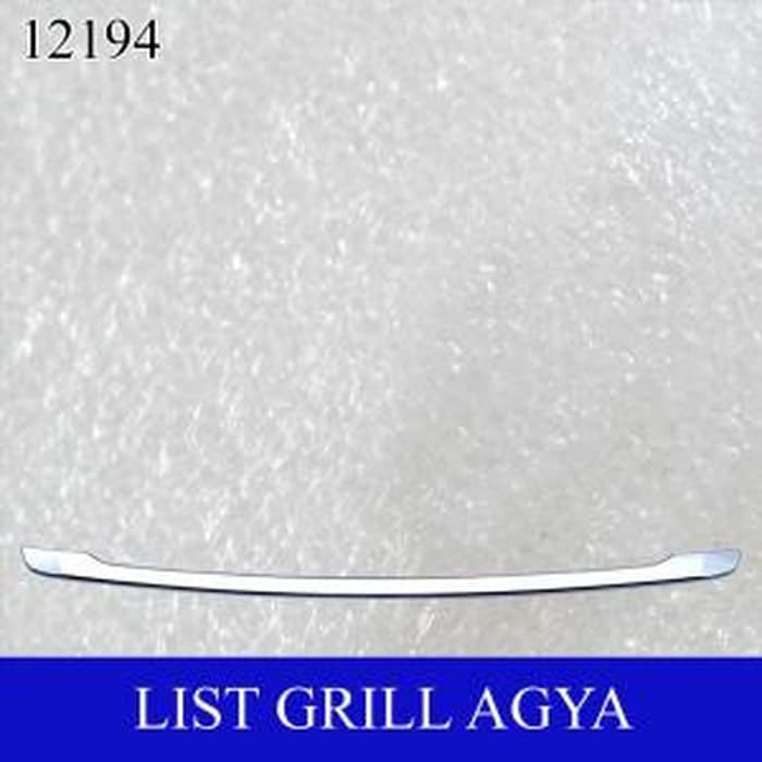 list grille agya chrome