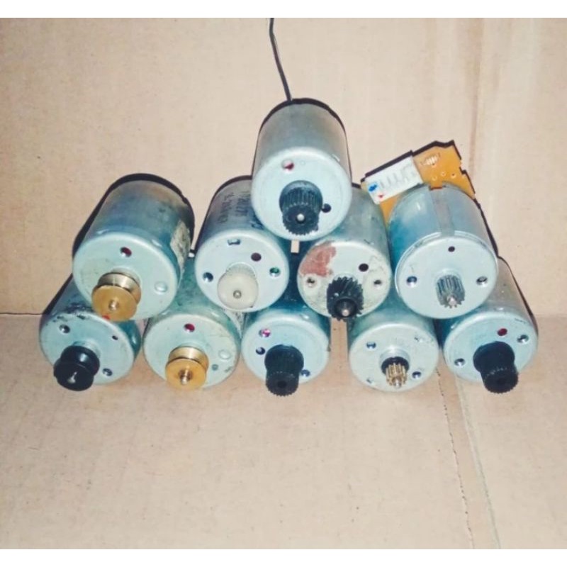 motor mini printer original 12v bisa ke 24vdc , motor generotor dan pengerak