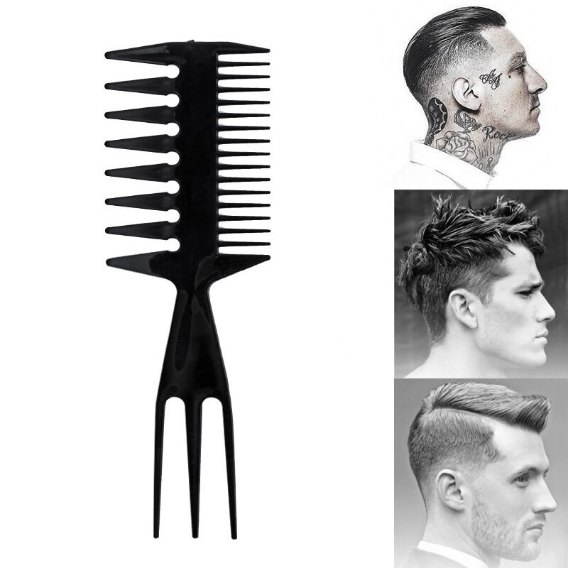 Sisir styling pria - tekstur barbershop - salon