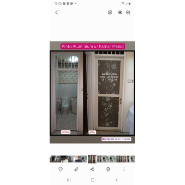 Pintu Kamar Mandi Aluminium