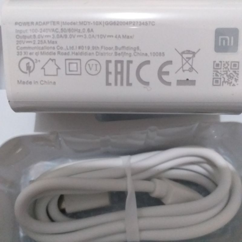 Charger Xiaomi micro XIAOMI Power Adaptor 5.0V