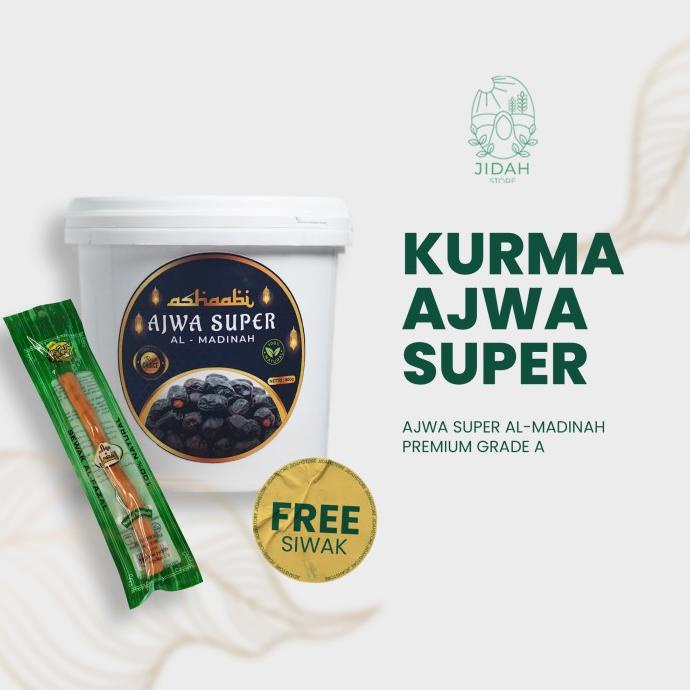 

TERMURAH Kurma Ajwa Ember Super Premium Grade A Korma Ajwa Toples Jumbo/KURMA 1KG/KURMA BARARI/KURMA RUTHOB/KURMA BAM/KURMA PALM FRUIT/KURMA TANGKAI/KURMA AZWA/KURMA SUKKARI/KURMA SAFAWI/KURMA TUNISIA/KURMA MUDA KUNING/KURMA MUDA HIJAU/KURMA MEDJOL/KURMA