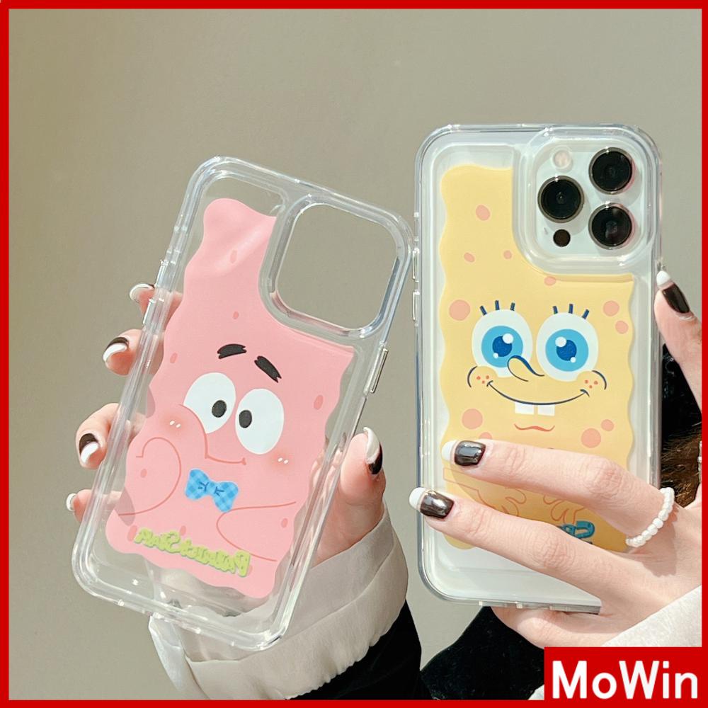 iPhone Case Clear Case Soft Thick TPU Shockproof HD Super Transparent Protection Camera Plating Button Cartoon Cute For iPhone 13 Pro Max iPhone 12 Pro Max iPhone 11 iPhone 7Plus