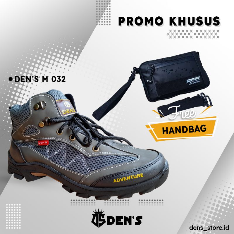 Sepatu Gunung Pria Wanita Hiking Casual Mendaki Adventure Touring Outdoor Roowns Free Handbag