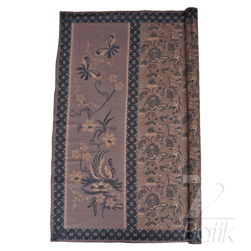 KAIN BATIK KATUN Premium Motif Kupu Two Tone Pagi Sore Coklat Cokelat Choklat 721239 Cap 72 Jarik Jarit Samping Kebat Panjang Batik Katun Modern Premium Bahan Seragam Batik Pernikahan Kantor Keluarga Murah Kamen Jadi Batik Bali Lembaran