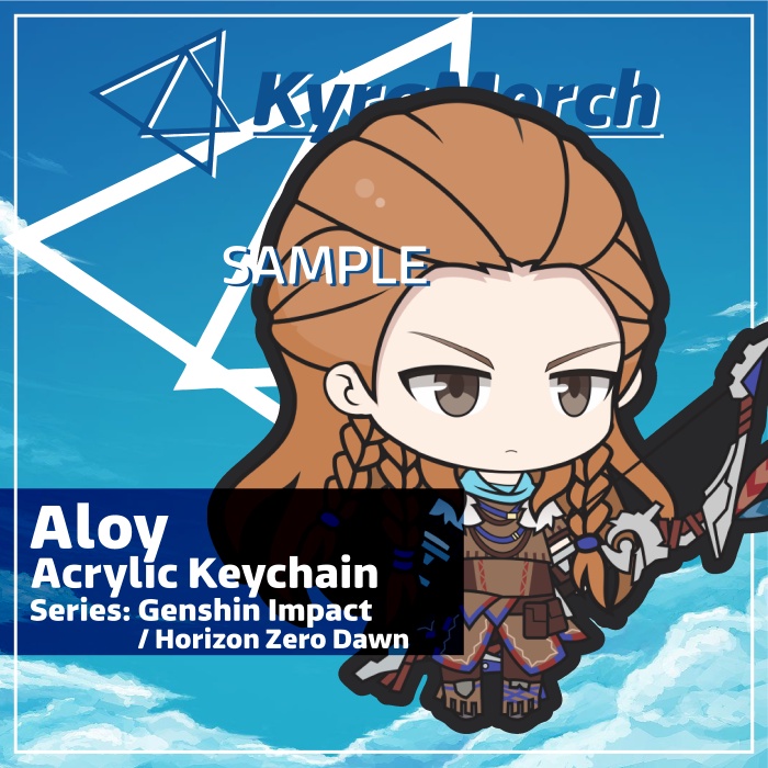Keychain Genshin Impact Horizon Zero Dawn Aloy
 | KyraMerch Anime Fanmerch Dealer
