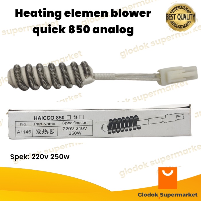 Heating Elemen Solder 850 Analog Element Pemanas Quick 850a