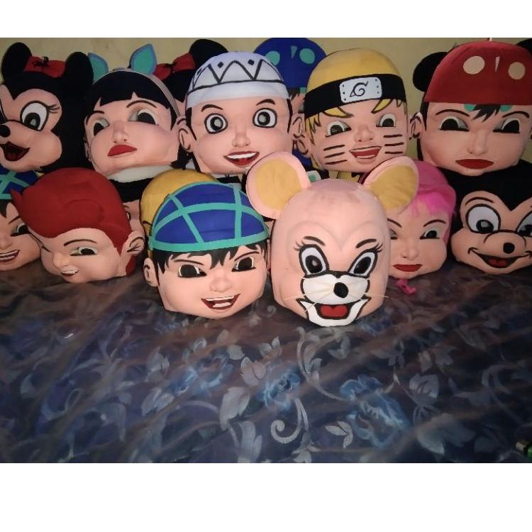 [KODE PRODUK ZHT6579] kepala boneka mampang kepala badut mampang masuk semua ukuran kepala karakter 