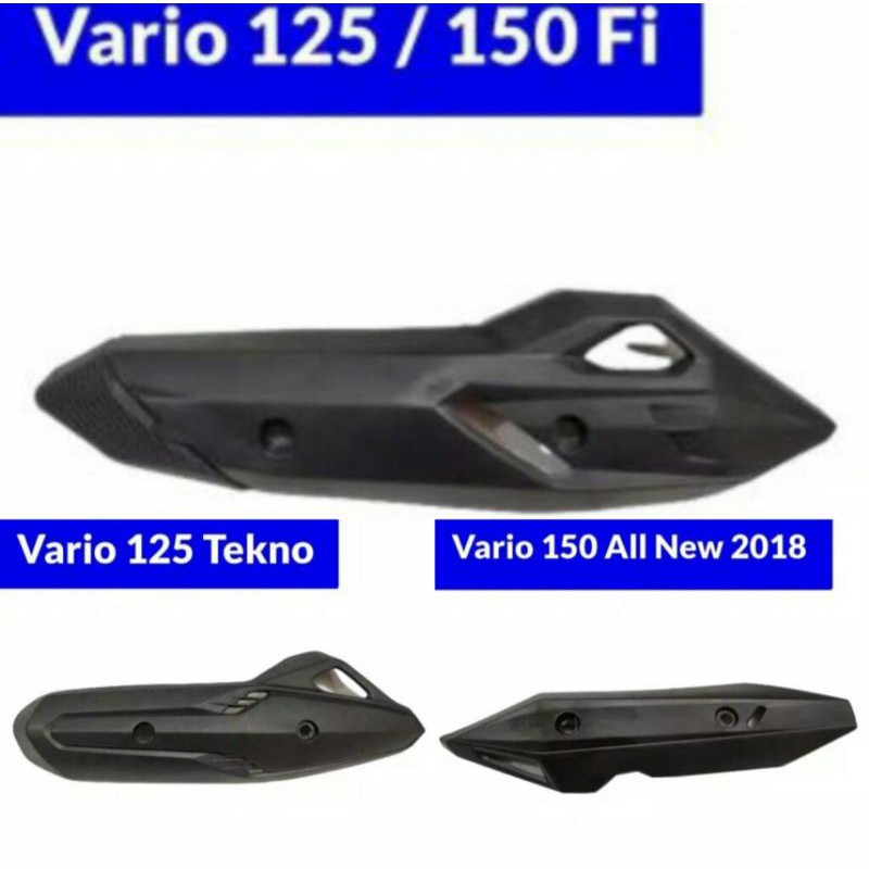 Tutup knalpot vario 125 old tameng knalpot 125 lama Tutup knalpot/ tameng knalpot vario 125/150