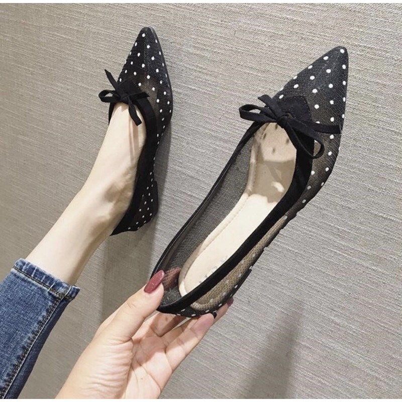 flat E606 sepatu wanita import realpict