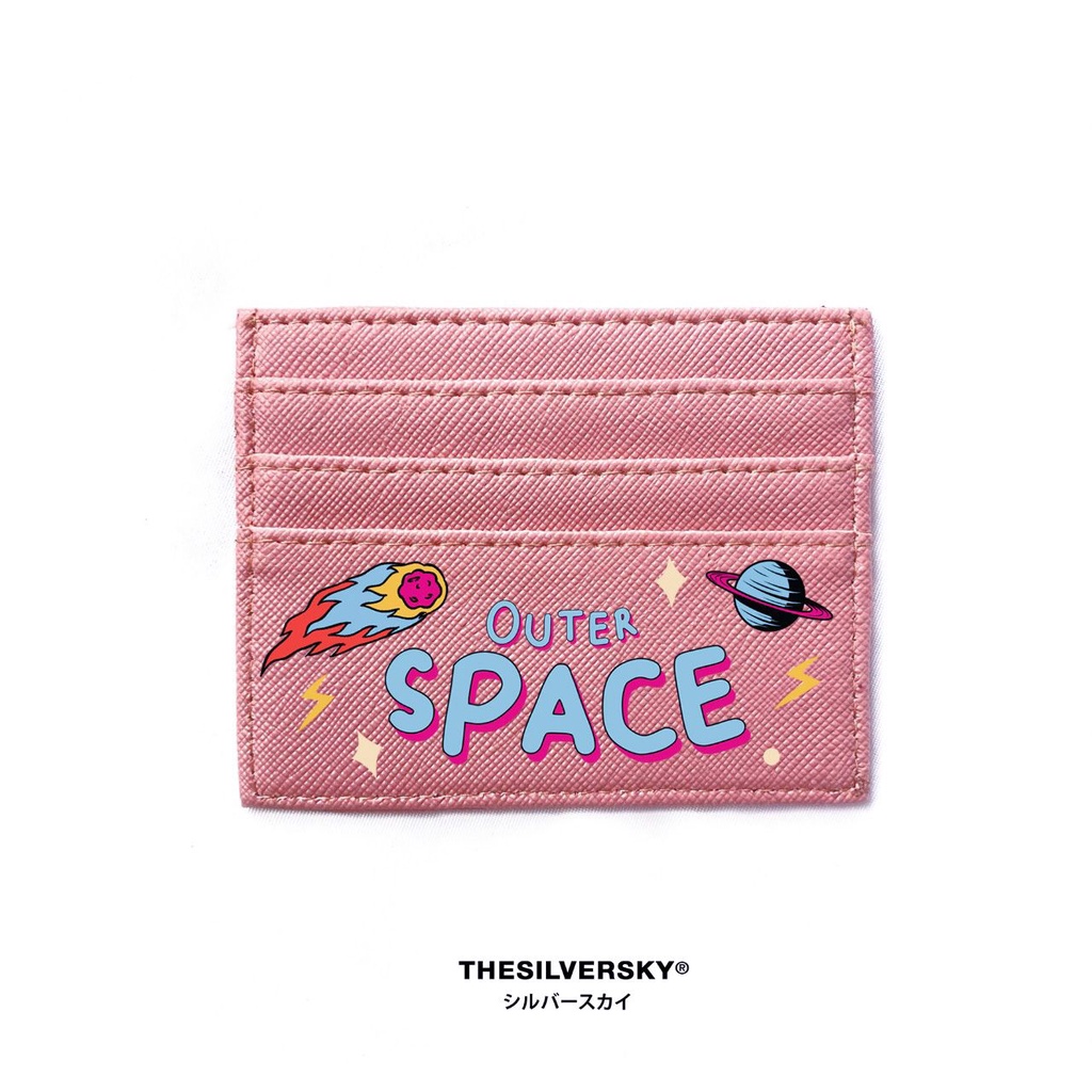 Thesilversky Space Card Holder Dompet Kartu Premium