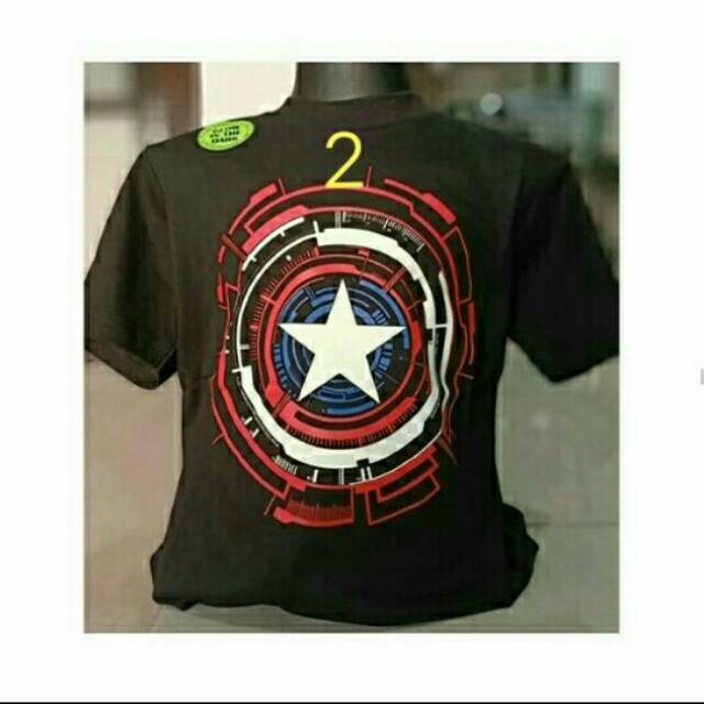 Kaos Superhero Anak Azura Kapten Amerika