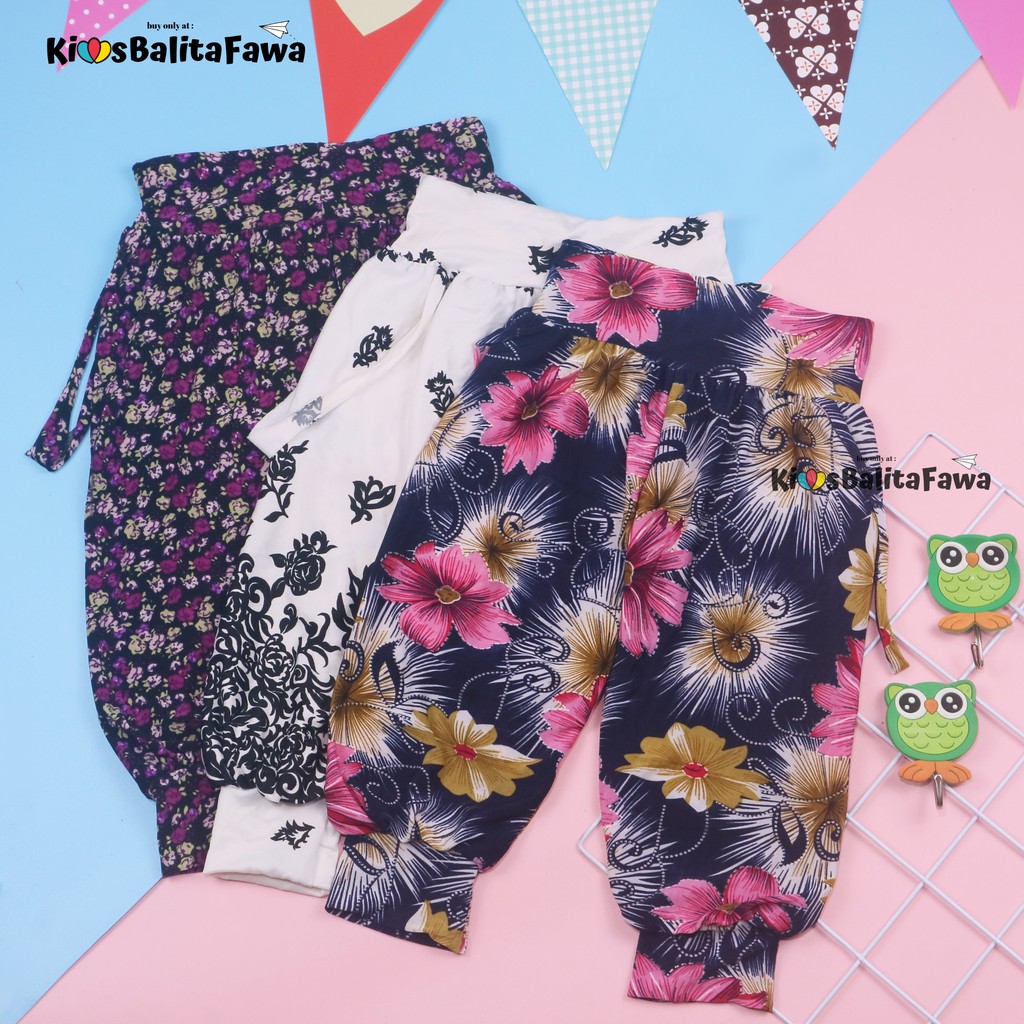 Aladin Carlissa Uk 2-3 Tahun / Celana Anak Perempuan Murah Pants Legging Panjang Pakaian Motif  Lucu