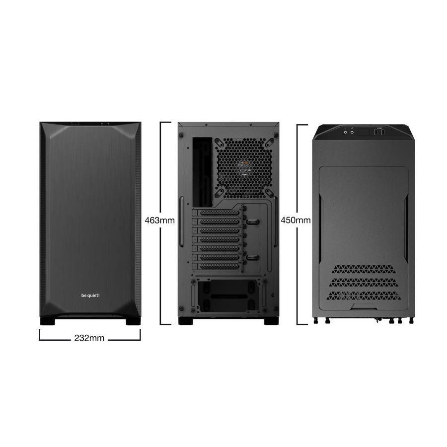 be quiet! Gaming Case PURE BASE 500 Black