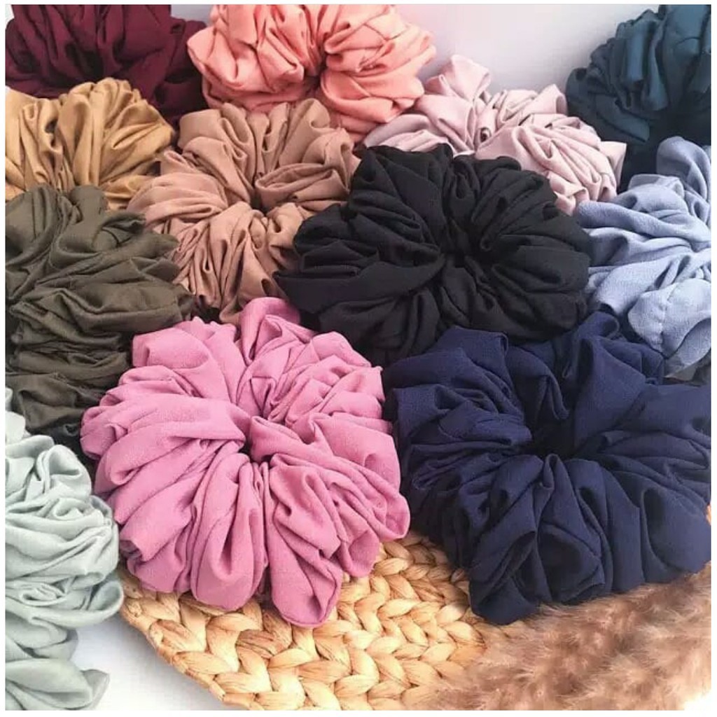 Scrunchie Inner Hijab Jilbab Untuk Menambah Volume Rambut Saat Mengenakan .  Kerudung