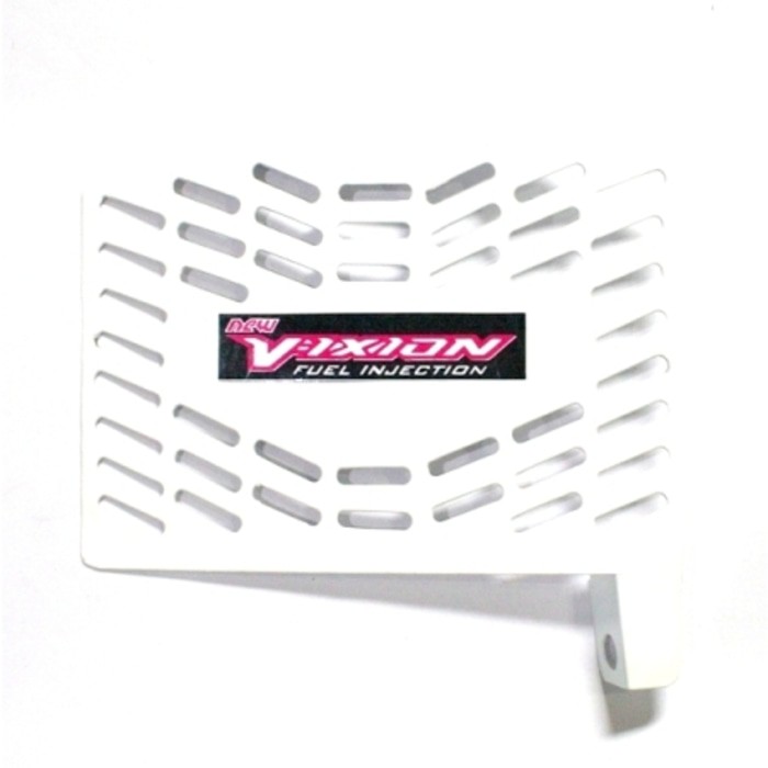 TUTUP RADIATOR VARIASI YAMAHA VIXION NEW WHITE ONDERDIL MOTOR RACING