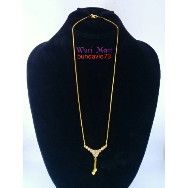 KALUNG IMITASI WARNA KUNING EMAS