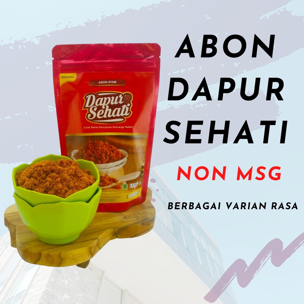 

Abon Ayam / Abon Ikan / Abon Tuna / Abon Lele / Abon Dapur Sehati / Abon Homemade / Abon Pedas