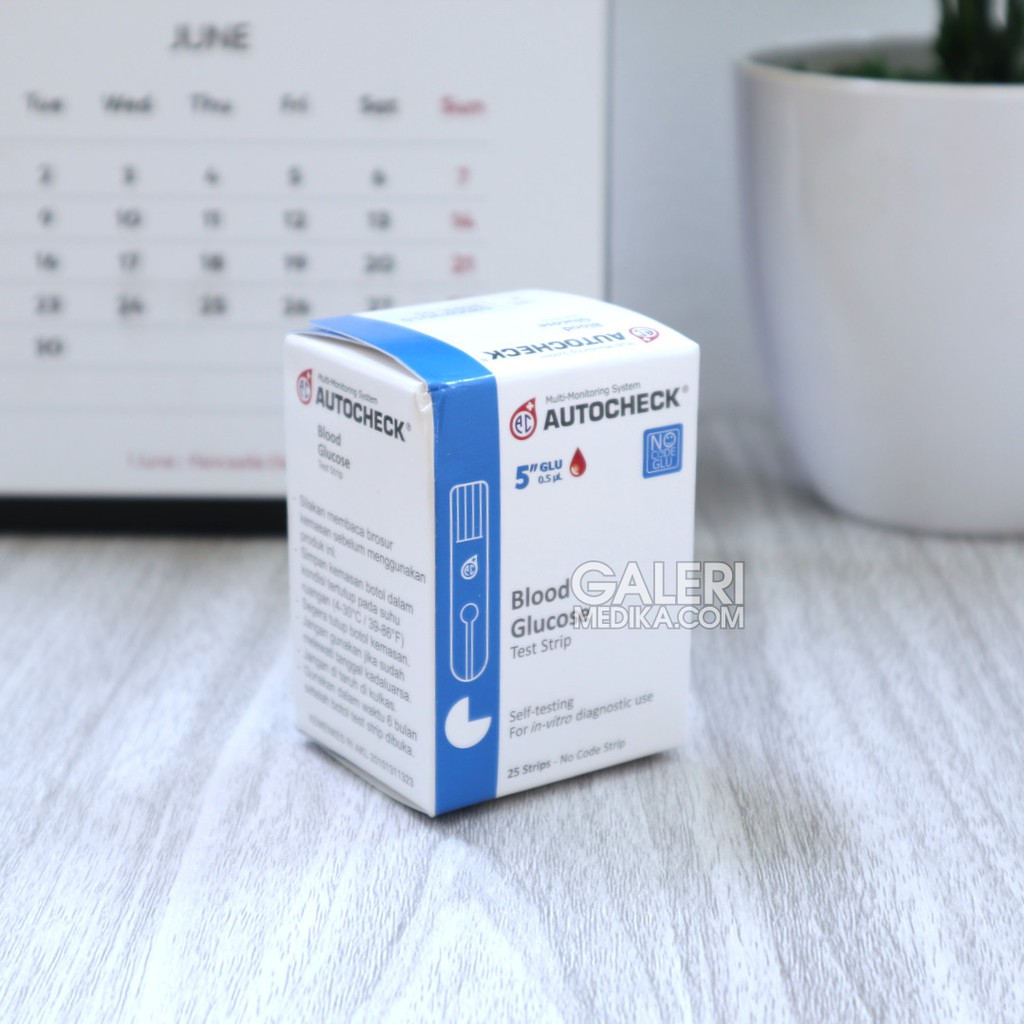 Autocheck Strip Glukosa / Autocheck Strip Gula Darah / Autocheck Glucose Test Strips