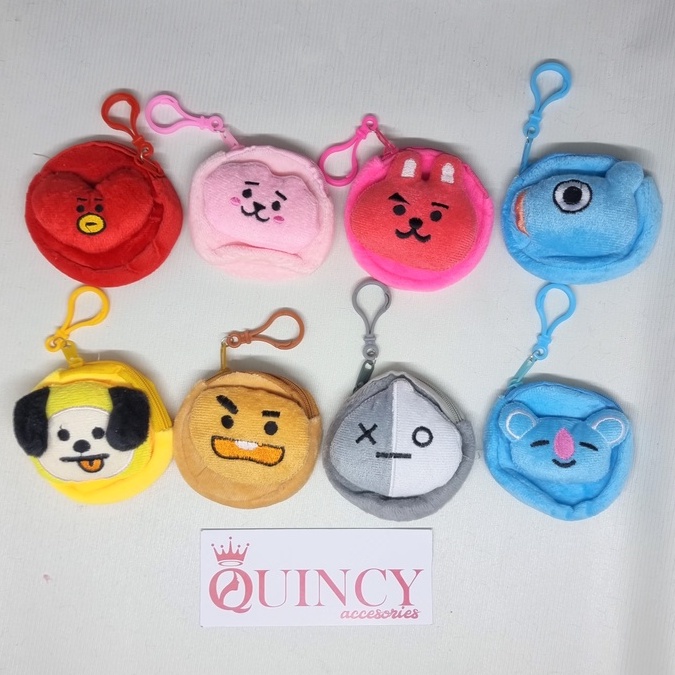 DOMPET KOIN KPOP BTS BT21 / Dompet Koin Kain / Dompet koin Korea / Dompet Koin Lucu