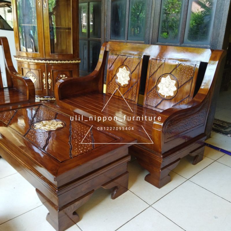 kursi tamu semut jati jepara