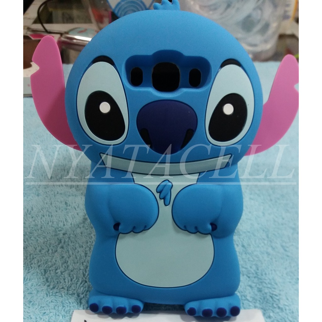 Case 4D Stitch Samsung J7 2016 J710/Karakter/Lilo/Ear/Softcase/Soft/3d