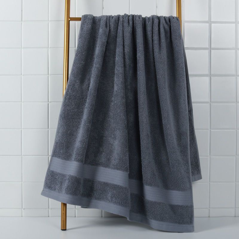 Handuk Mandi Dewasa Tebal Handuk Hotel Polos Abu Cotton 100% Termurah Terlaris