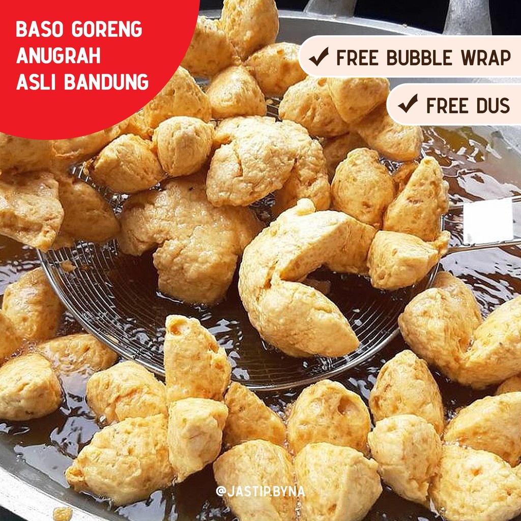 BASO GORENG ANUGRAH BAKSO GORENG FROZEN FOOD KEMASAN VAKUM ISI 10 PCS | MAKANAN CEMILAN SNACK OLEH-O