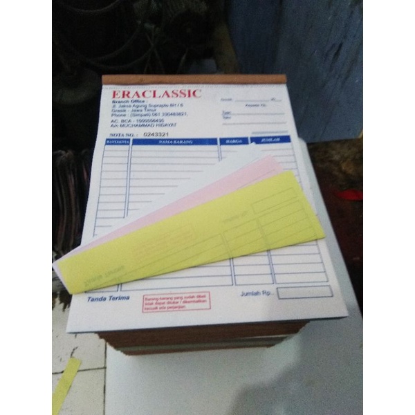 

NOTA / SURAT JALAN / KWITANSI 3 PLY
