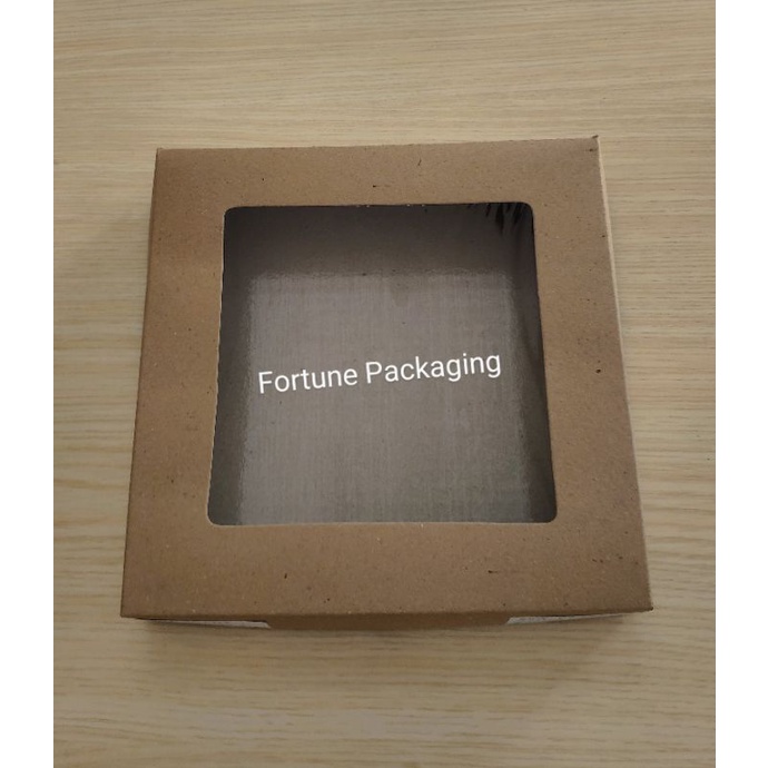 

(Isi 10 pcs) Dus Kraft 25x25x5 Laminasi Kokoh Bagus utk Brownies Pizza dan Aneka Kue