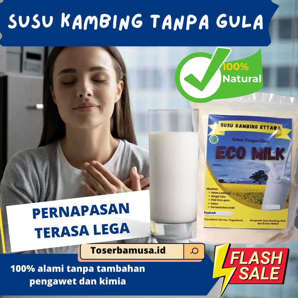 

Susu kambing bubuk tanpa gula cocok bagi diabetes