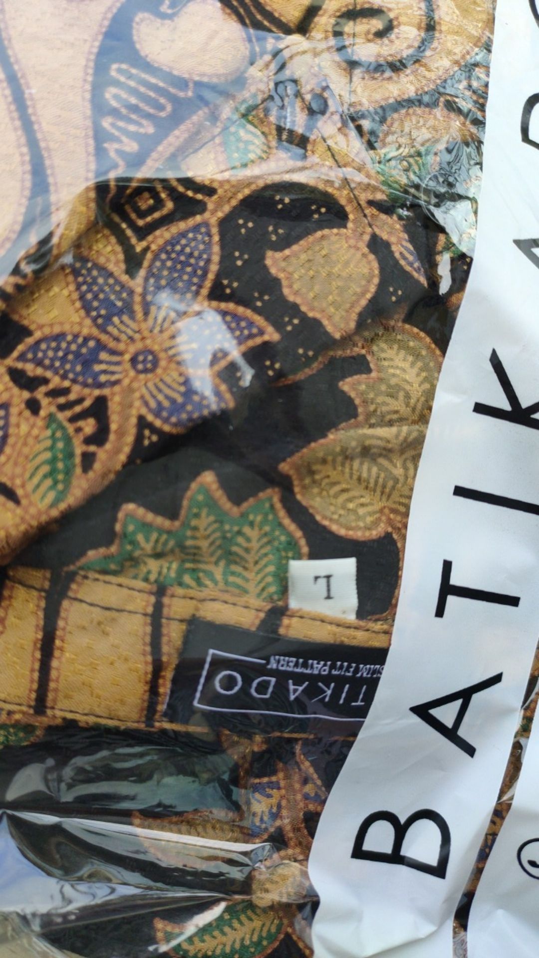 Pre Order Kirana Hitam / Biru, Katun Dobi Premium.