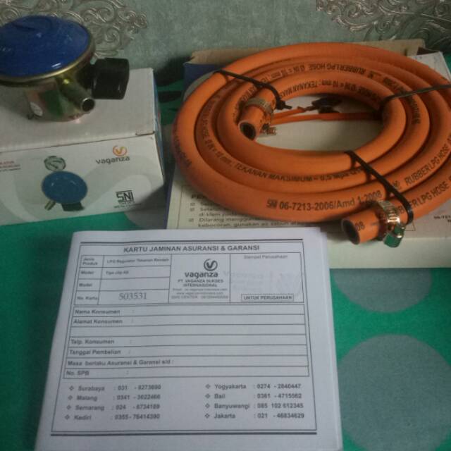 Regulator dan Selang Vaganza