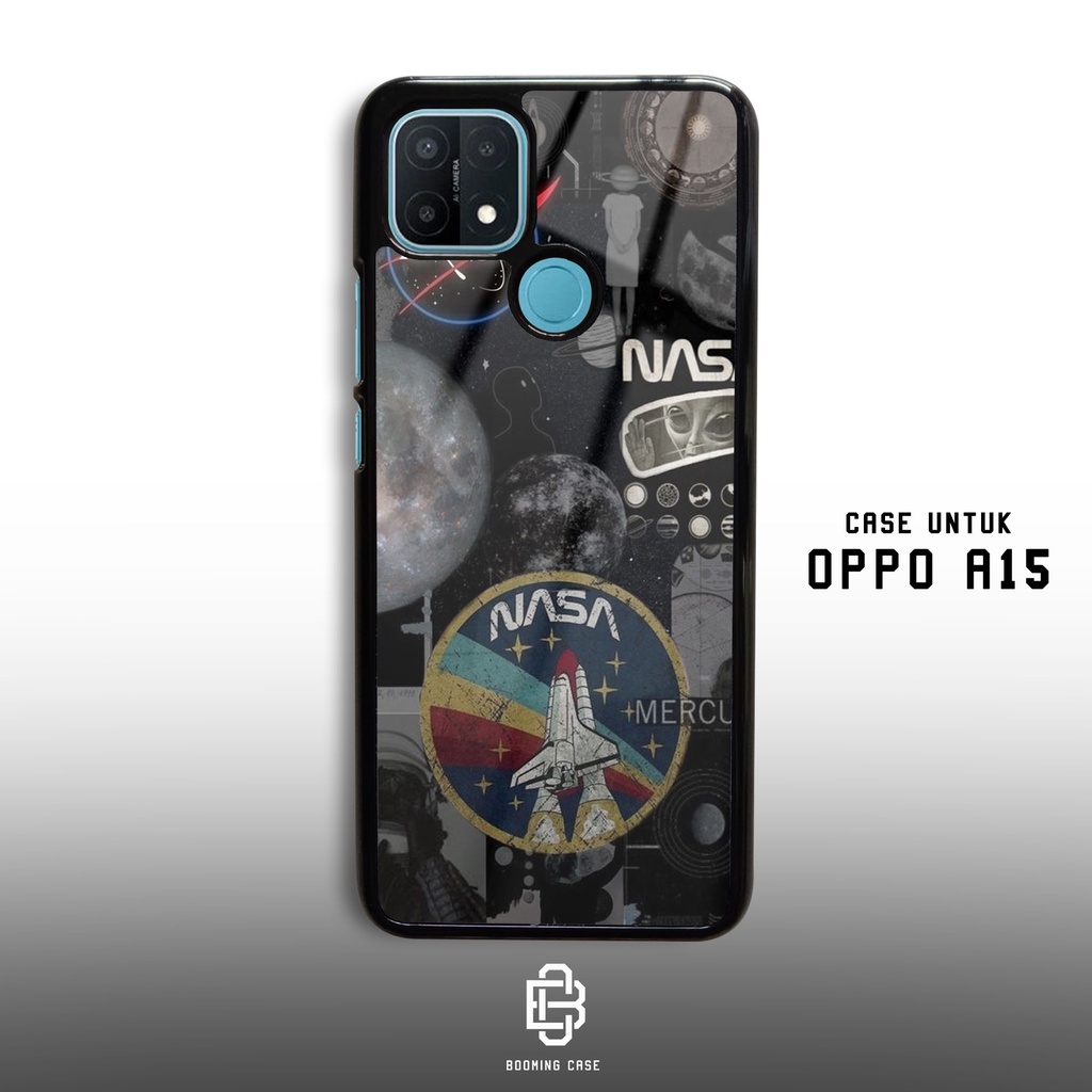 Case Oppo A15 Motif NASA Casing Hardcase 2D Glossy