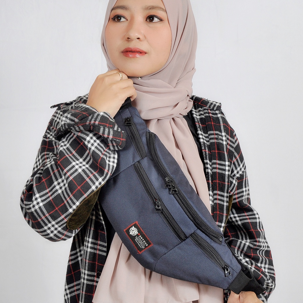 Tas Selempang Distro Tas Slempang Pria Wanita Waist Bag Crossbody Premium Outdoor