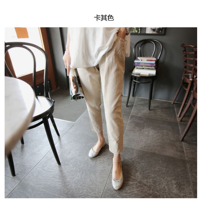 Hyren.id P29 Celana Panjang Hamil Santai Import Fashion Long Pants Kantor Pakaian Maternity Biru Hitam Khaki