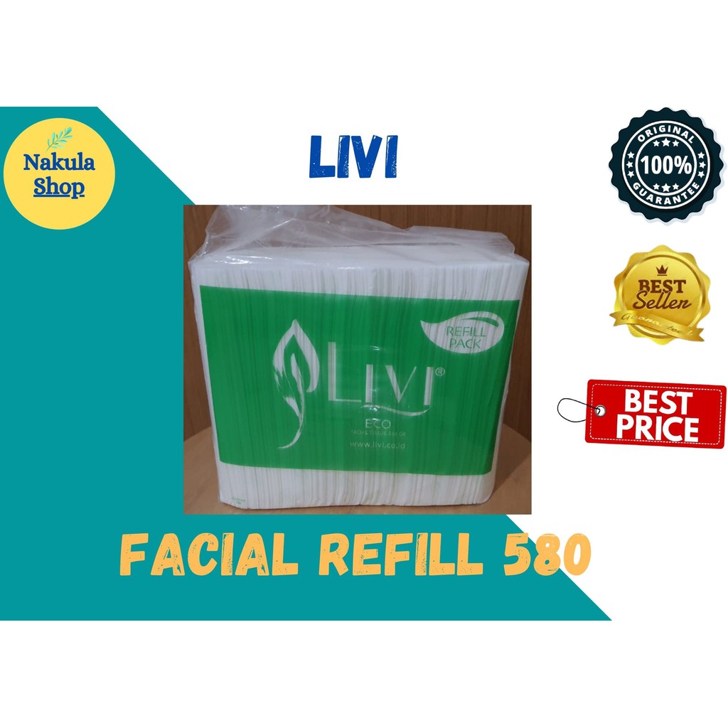 Tissue Livi Facial Refill 580s