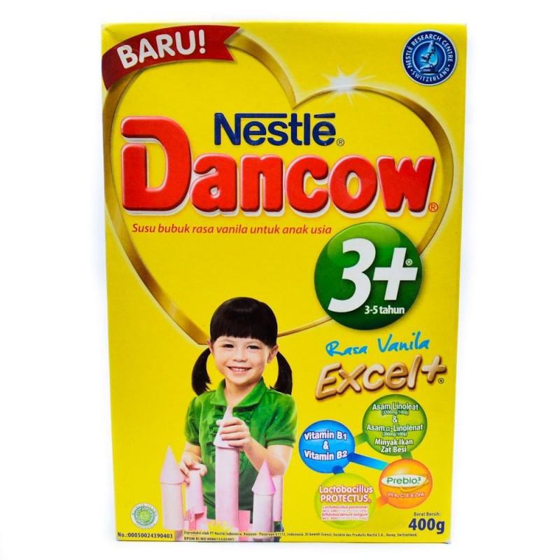 Dancow 3+ 400gr Coklat / Vanila / Madu