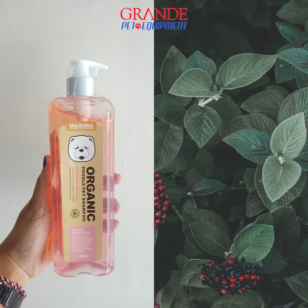 MAXIMA ORGANIC POODLE PET SHAMPOO 500 ML / Maxima Organic Shampo Anjing Poodle