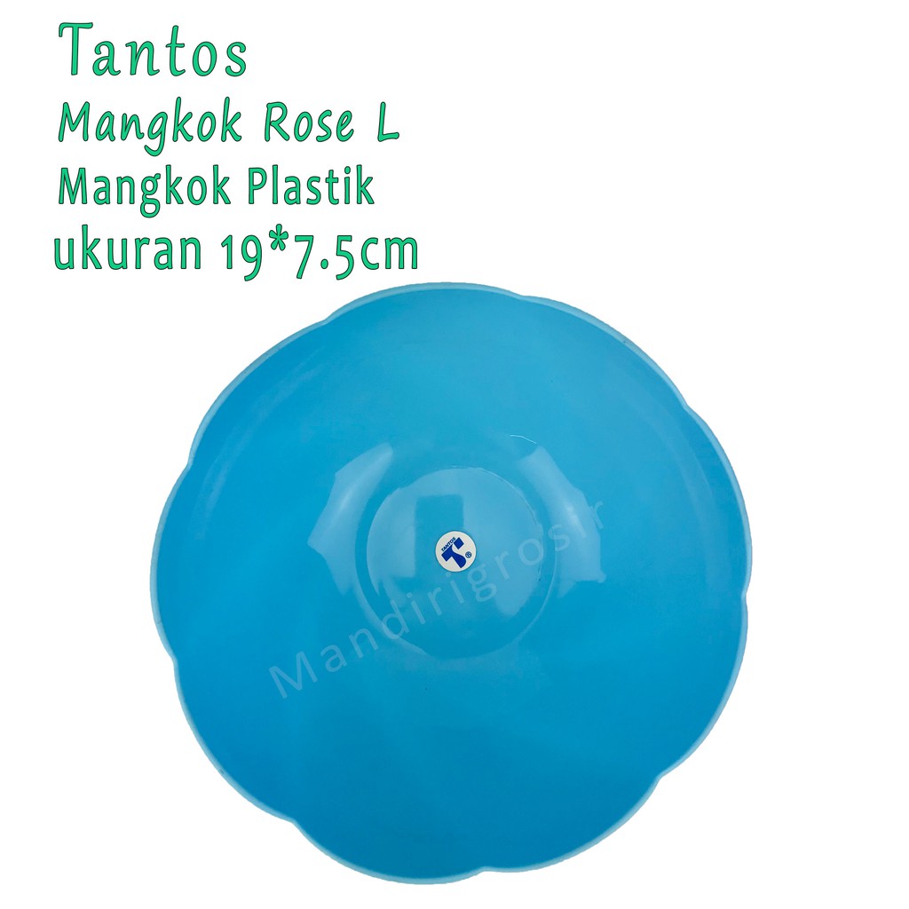 Mangkok bentuk bunga * Mangkok Rose L * Biru *5156