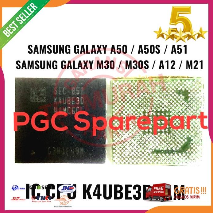 Acc Hp Ori New Ic Cpu K4Ube3D4Am Samsung Galaxy A50 A50S A51 M30 M30S A12