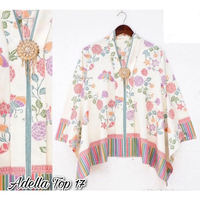 BLUS BATIK KARTINI KATUN BATIK SOLO ATASAN KANTOR TRENDY