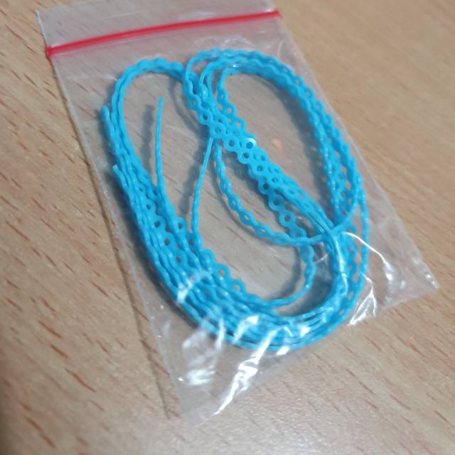 1 METER POWER CHAIN BIRU MUDA NOMOR 28