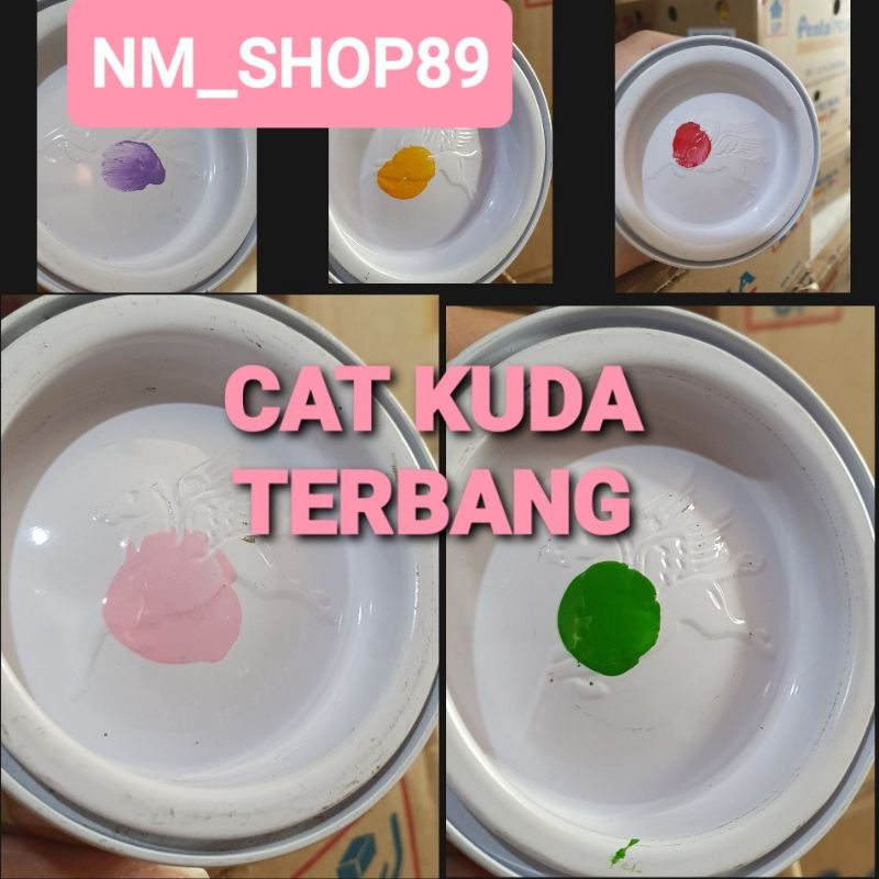 CAT KAYU & BESI KUDA TERBANG ISI 0.1 LITER cat kuda terbang cat besi cat kayu