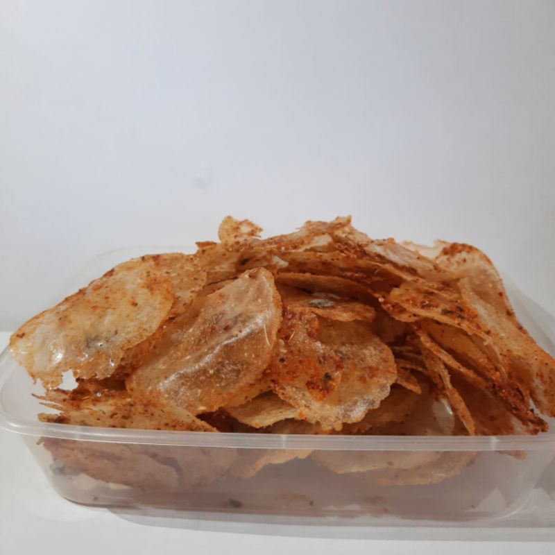 

KIRCA/KIRIPIK KACA PEDAS DAUN JERUK 50GRAM