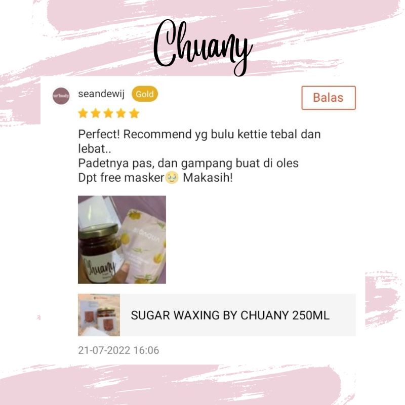 150ml Chuany Sugar Waxing | Pencabut Bulu|Sugar Waxing Kit